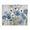 Stupell Industries Round Blue & White Poppies Canvas Wall Art Design by Sally Swatland